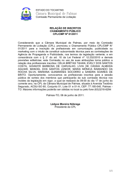 Insc_Chamamento - Site Oficial da Câmara Municipal de Palmas