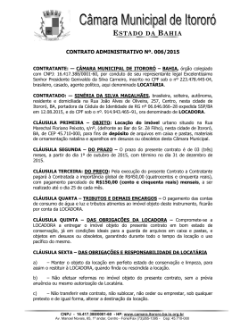 Contrato Administrativo Nº. 006/2015