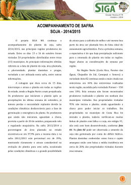 Informativo Agricultura | Outubro 2014 - edição nº3
