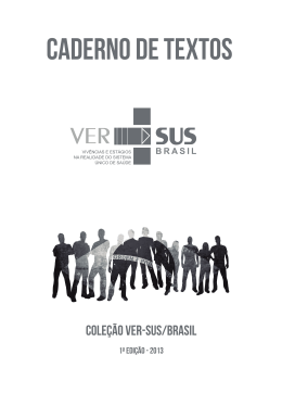 VER-SUS Brasil: cadernos de textos