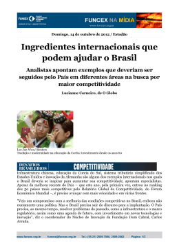 Ingredientes internacionais que podem ajudar o Brasil Analistas