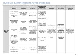 Plano de Ação Plebiscito Constituinte AGO 2014