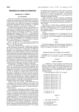 Lei Orgânica 132/2014