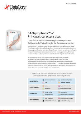Informação sobre SANsymphony-V