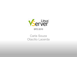 Linux - VServerSFD 2010