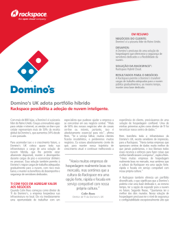 Domino`s UK adota portfólio híbrido