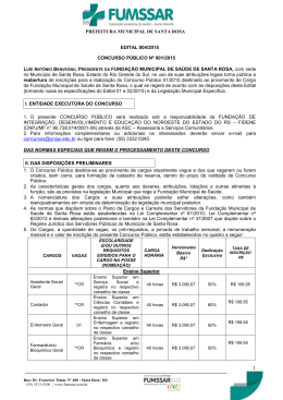 prefeitura municipal de santa rosa edital 004/2015