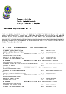 14/04/2015 - Justiça Federal – Seção Judiciária do Rio de Janeiro