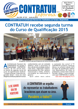 ContrAtuh recebe segunda turma do Curso de Qualificação 2015