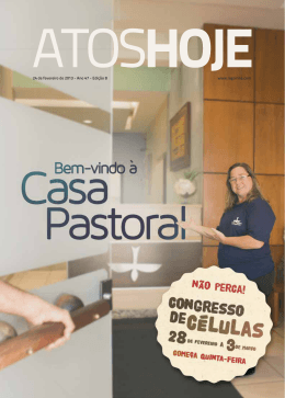 30 de dezembro de 2012 - Ano 46 - Edição 51 www.lagoinha.com