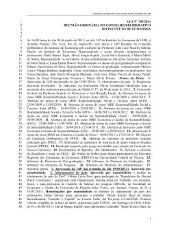 ATA Nº 149/2011 1 REUNIÃO ORDINÁRIA DO CONSELHO