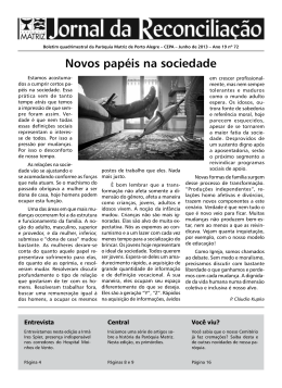Jornal da Reconciliação Nº72
