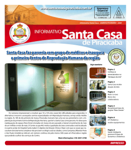 Santa Casa faz parceria com grupo de médicos e inaugura o