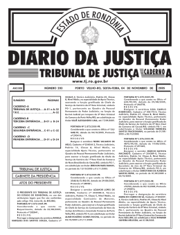 04 - Tribunal de Justiça de Rondônia