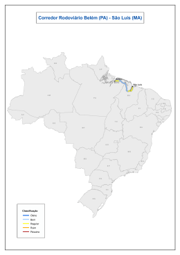 Corredor Rodoviário Belém (PA) - São Luís (MA)