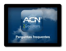 ACN2GO Europe Frequently Asked Questions