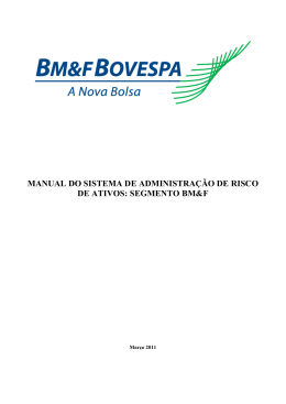 Manual - BM&FBovespa