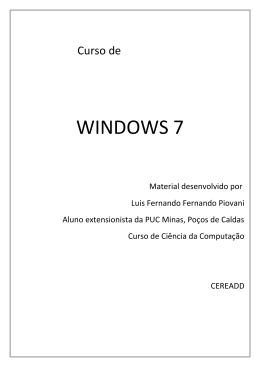 Apostila de Windows 7 - Ciência da Computação