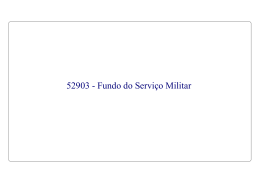 52903 - Fundo do Serviço Militar