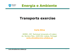 Transportes e ambiente-exercises