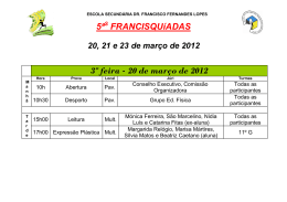 Calendário Definitivo Atualizado - Escola Secundária Dr. Francisco