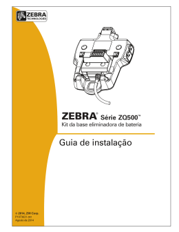 Guia de instalação - Zebra Technologies Corporation