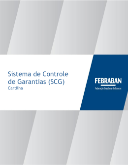Sistema de Controle de Garantias (SCG)