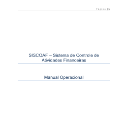 SISCOAF – Sistema de Controle de Atividades