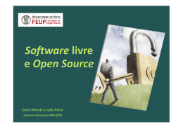 Software livre e Open Source