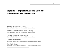 59 Leptina - expectativas de uso no tratamento da obesidade