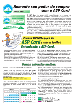 Aumente seu poder de compra com o ASP Card