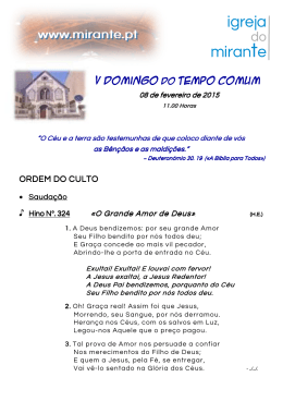 Programa Dominical 8 Fev