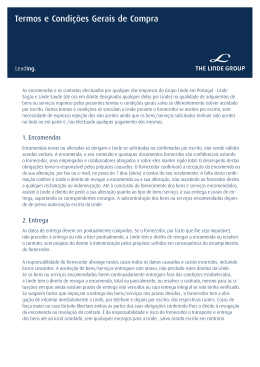 Termos e Condições Gerais de Compra (PDF
