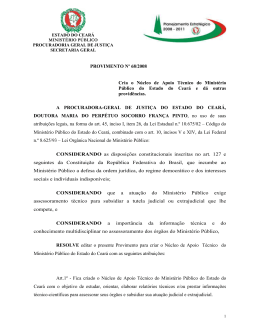 Provimento 68/2008 - Ministério Público do Estado do Ceará