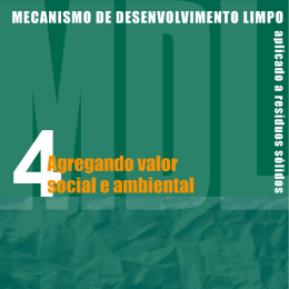 MDL - Ministério do Meio Ambiente