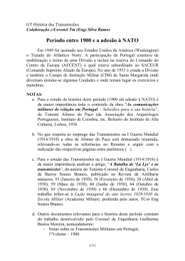 Cor Silva Ramos - As Tm no Período entre 1900 à adesão