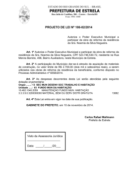 Projeto de Lei n° 186-02/2014