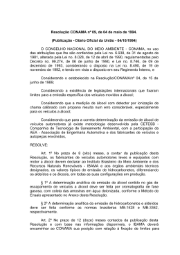 Resolução CONAMA nº 09, de 04 de maio de 1994.