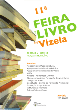 Programa da 11ª Feira do Livro de Vizela322.25 KB