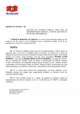 decreto nº 155 /2014 – gp. declara de utilidade pública, para fins de