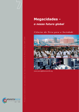 Megacidades - - International Year of Planet Earth