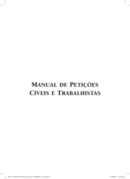 5284.5 - Manual de Peti..es C.veis e Trabalhistas - 3a