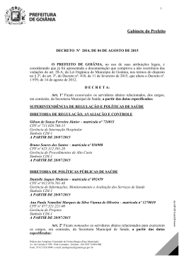 Decreto N. 2014 de 04/08/2015