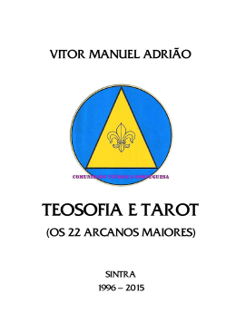 Teosofia e Tarot (Os 22 Arcanos Maiores).