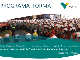 Programa Forma - Rogeria Fitaroni - ABRH-ES