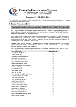 comunicado n.º 04 - 2013|2014 - Federação Portuguesa de Voleibol