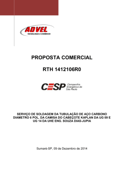 PROPOSTA COMERCIAL RTH 1412106R0 - CESP-SP