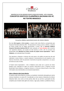 concertos didáticos filarmônica bachiana sesi sp, no teatro bradesco