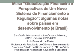 Seminário Internacional sobre Desenvolvimento, CDES, Brasília, 06