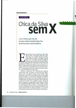 Chica da Silva - Revista Pesquisa FAPESP